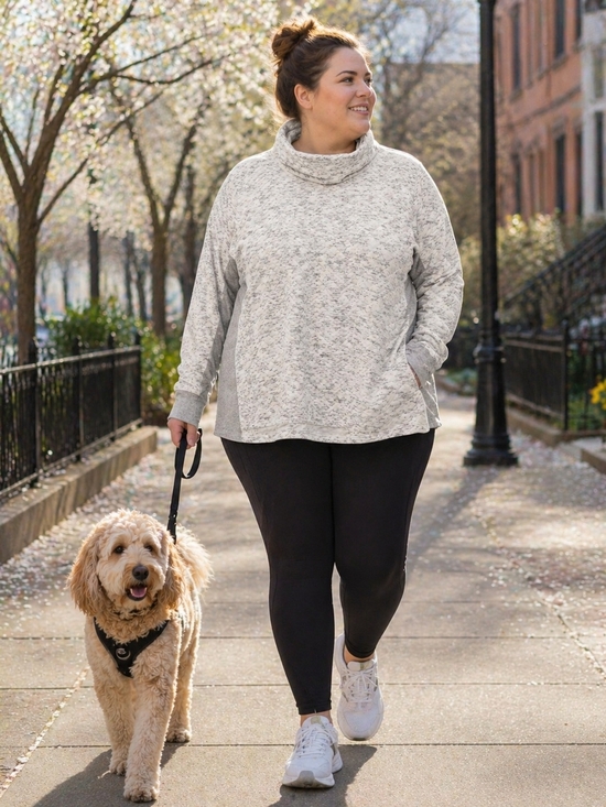 RBX Tops - NWT RBX White Heathered Active Pullover 2X